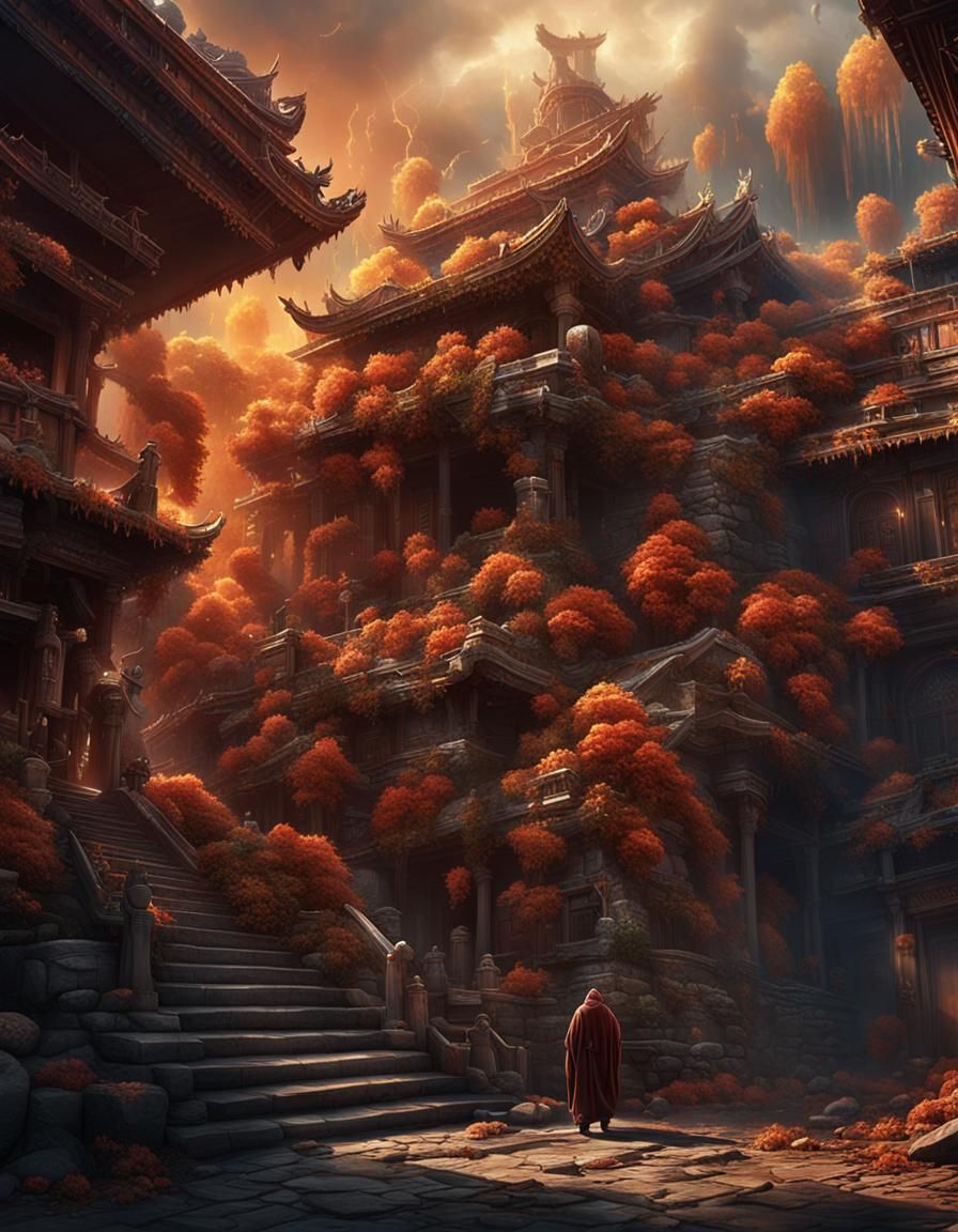 Detailed Matte Painting: Health Impact of Temperature Change