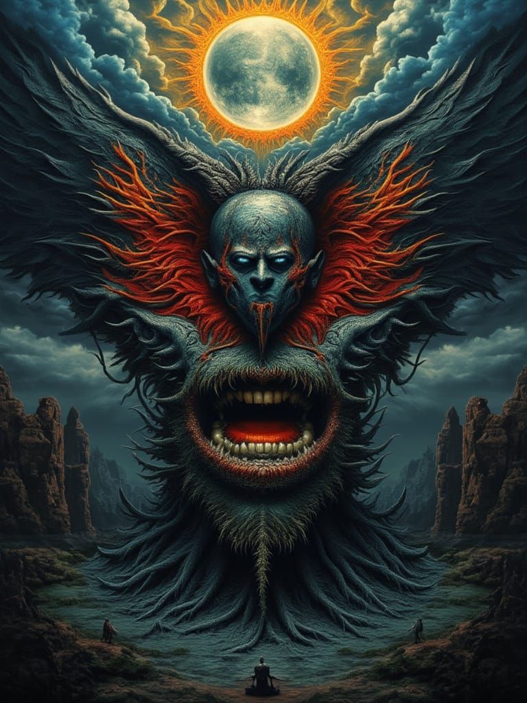 Man Mutation with Peacock and Devil Attributes on Fractal Fa...