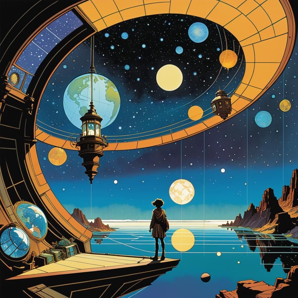 Comic Book Page of Time Traveler Searching for Brother