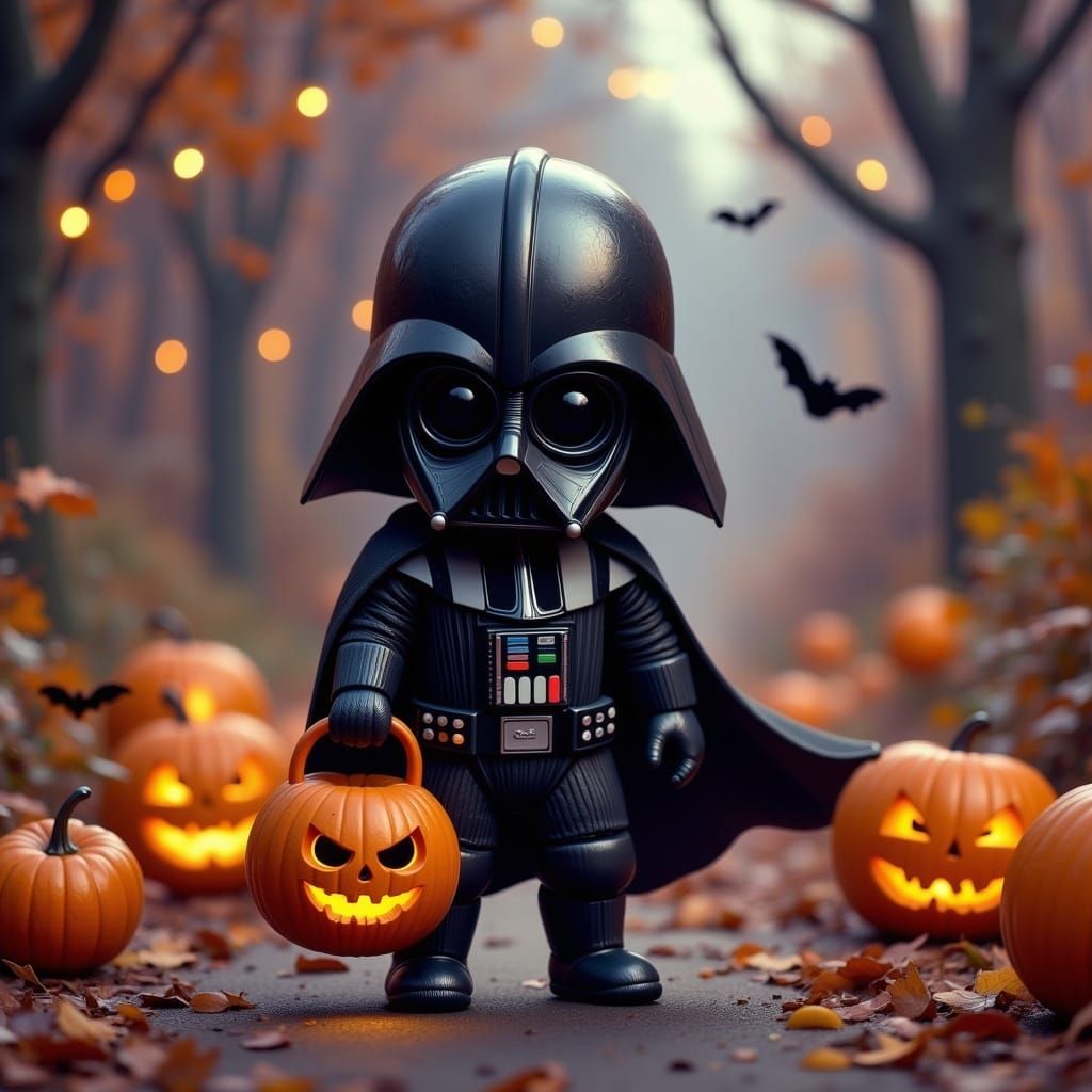 Baby Darth Vader's Halloween Adventure