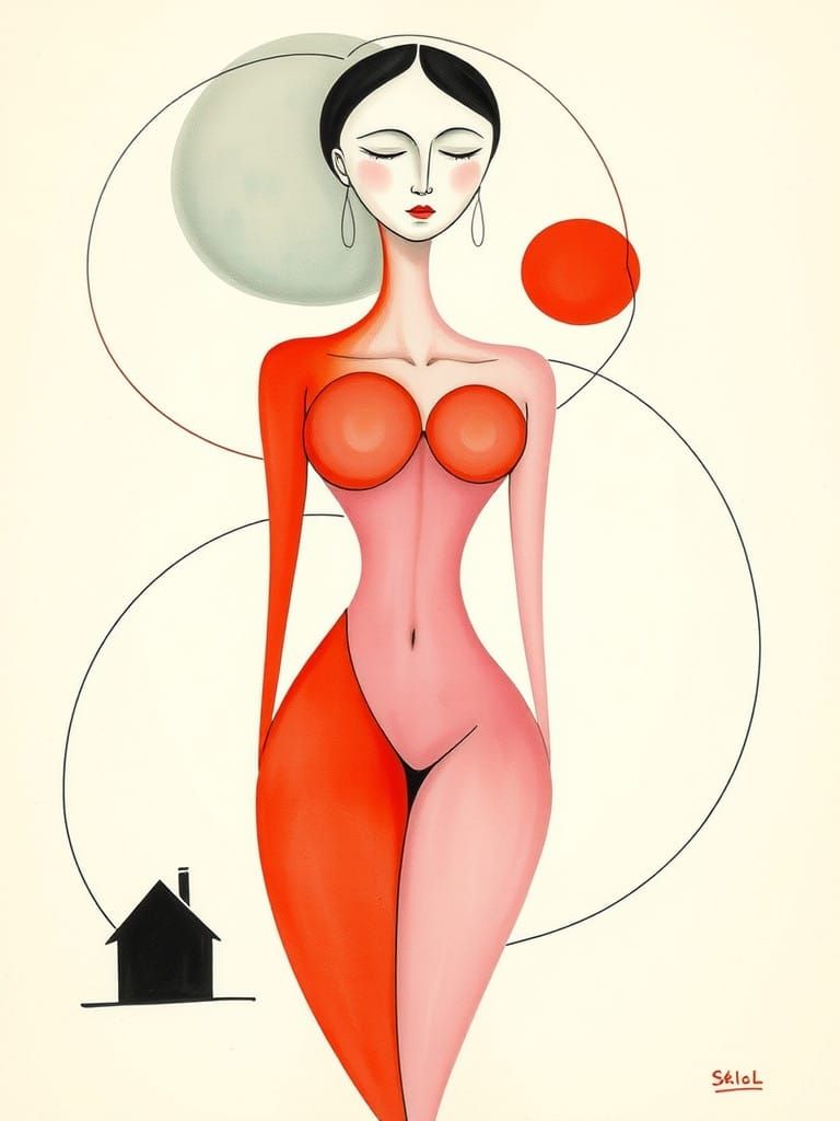 Ethereal Figure Emerges in Vibrant, Expressionist Art