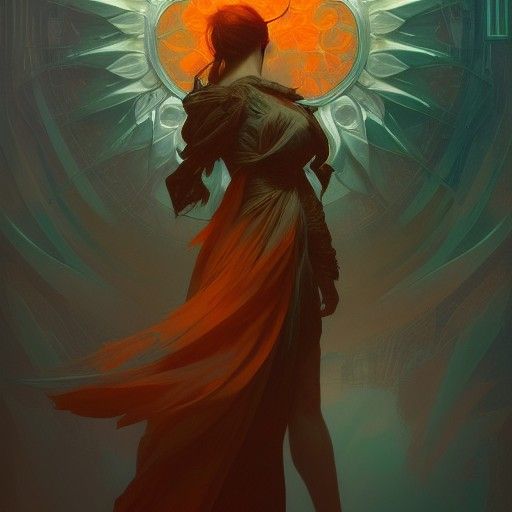 Memorial Concept Art in Art Nouveau Style