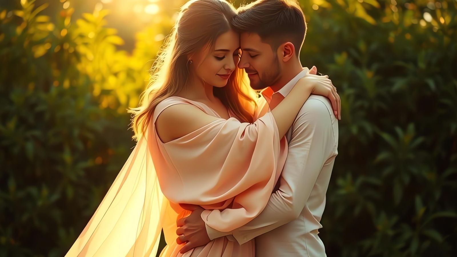 Eternal Embrace: A Couple's Everlasting Hug