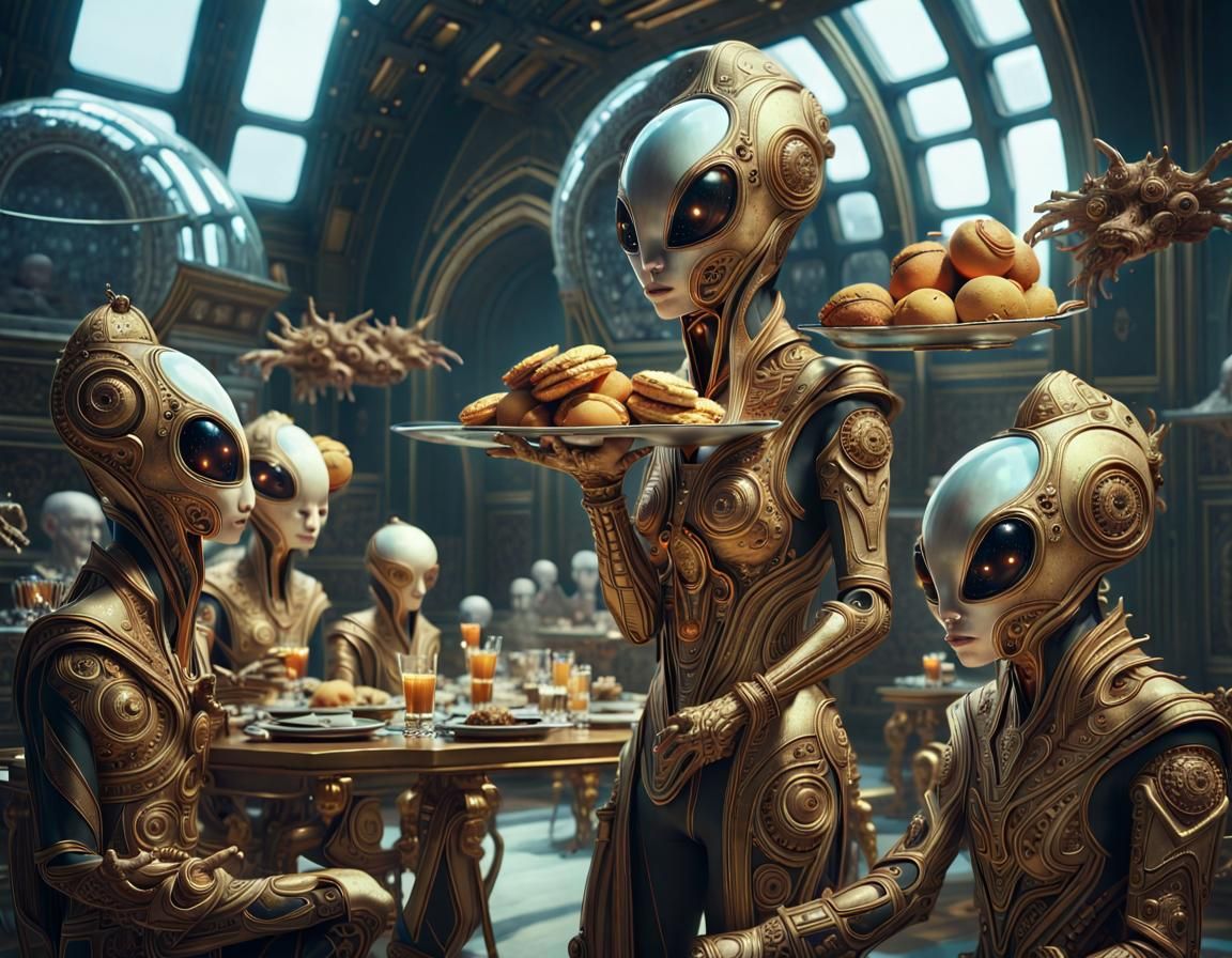 Extraterrestrial Fashion Show with Bizarre Foods