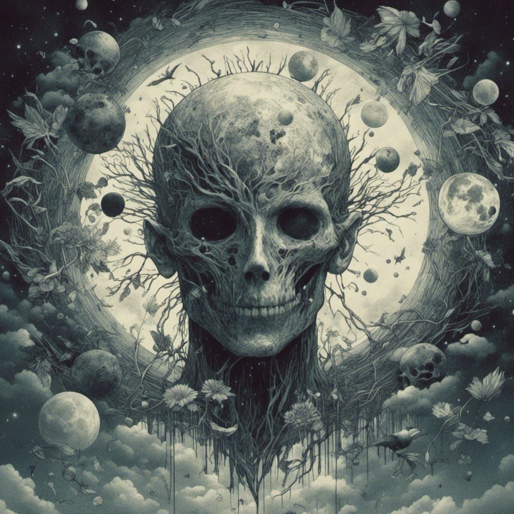 Evoking Silence: An AI Generated Image