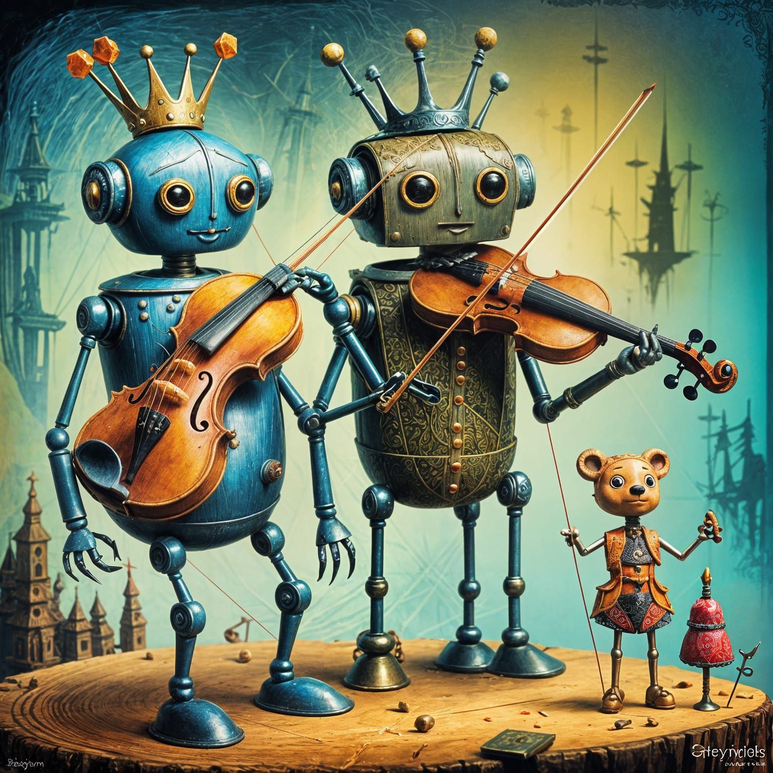 The cunning little tailor -  a robot fairy tale