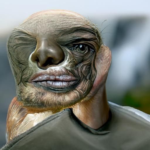 Realistic Human Face Generated by AI