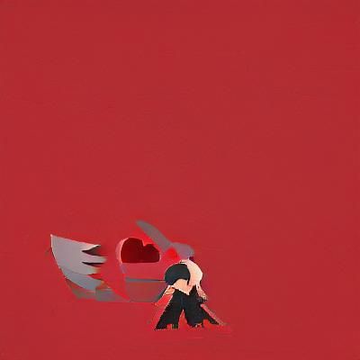 Shattered Glass Heart: A Symbol of Heartbreak