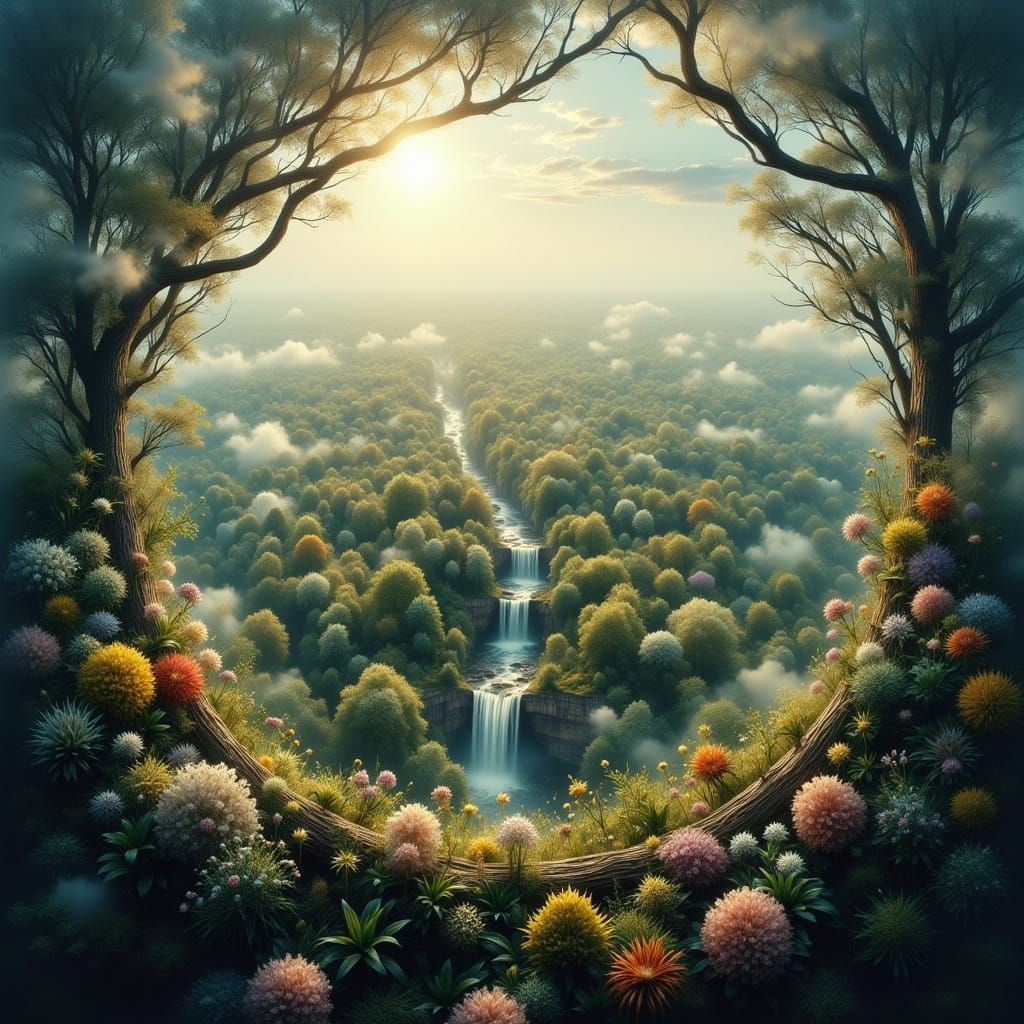 Panoramic Dome over Eastern Shore in Cinematic Style