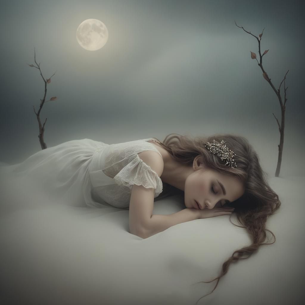 Dreamlike Portrait in Surreal Style