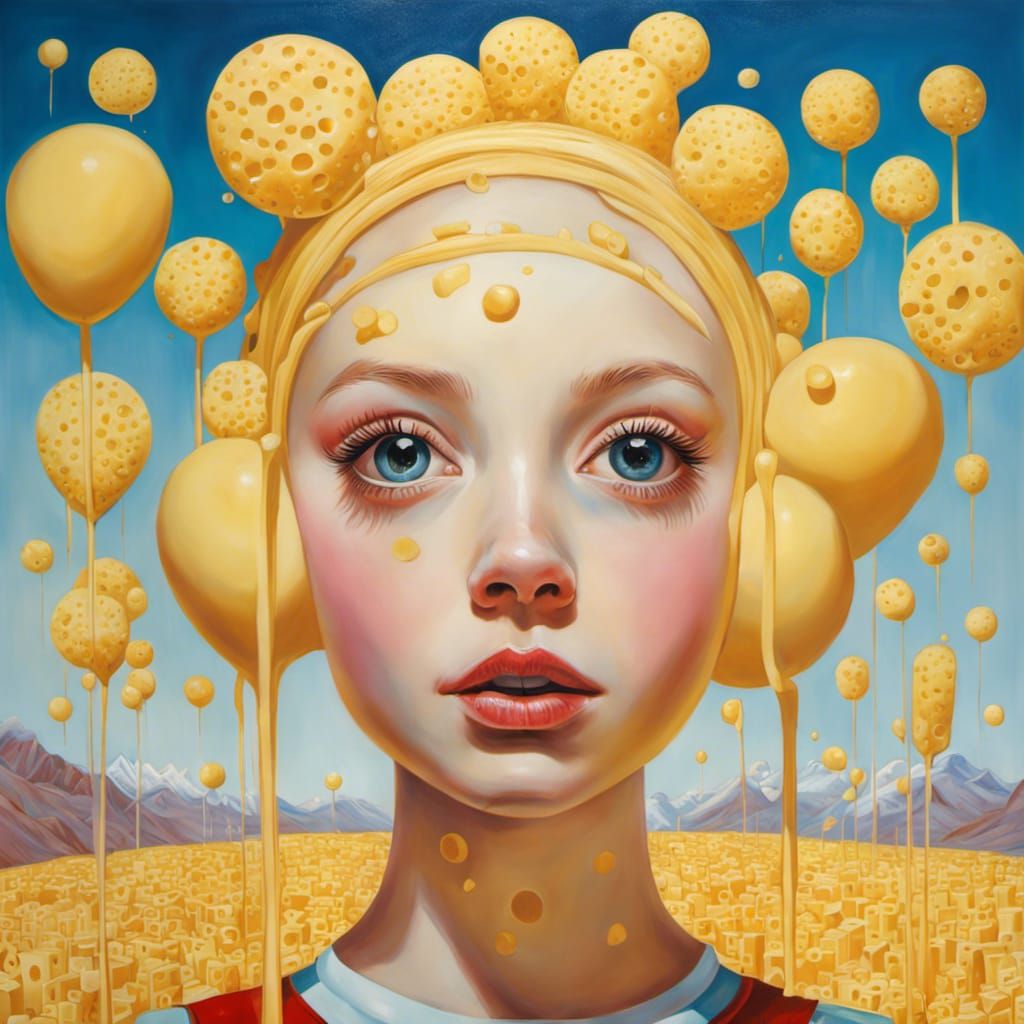 Cheesy Girl in a Cheesy World