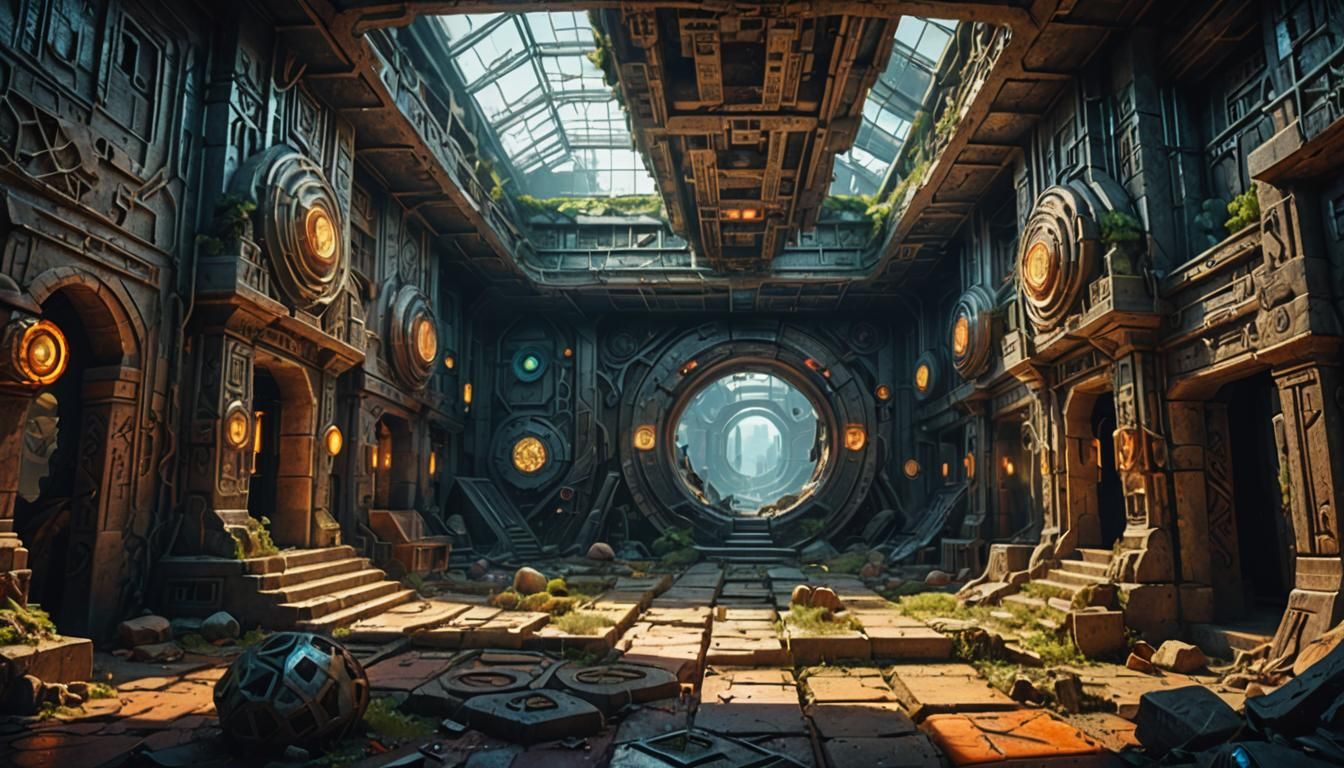 Liminal Spaces and Sacred Geometry underground city