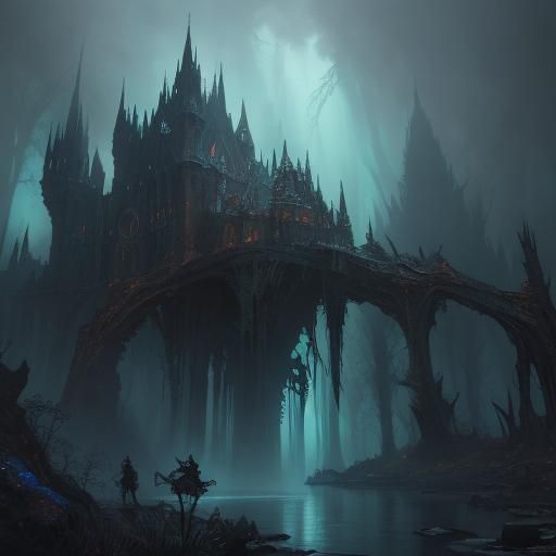 Ethereal Transformation in Dark Fantasy Concept Art