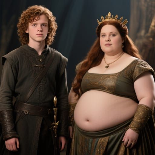 King Robb Stark and Obese Queen