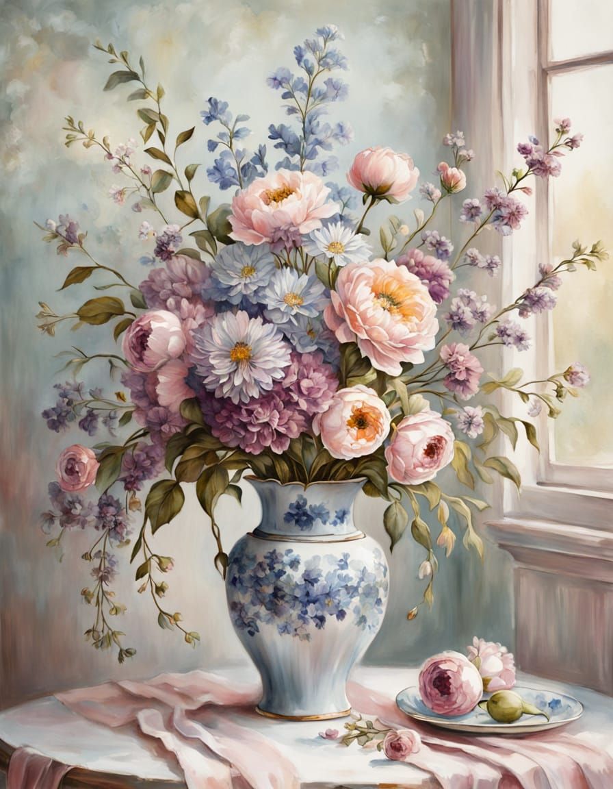 Bouquet in soft colours