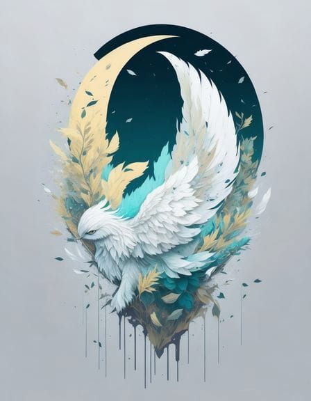 AI Generated Angelic Figure