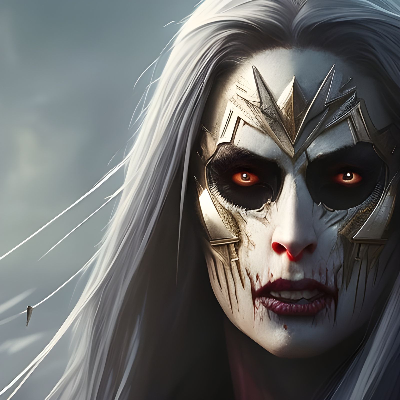 Hyperdetailed Undead Portrait in Fantasy Concept Art Style