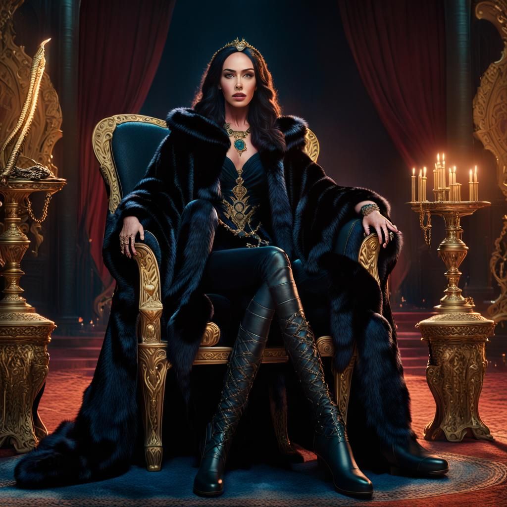 Megan Fox as Jafar in a Cinematic Digital Painting