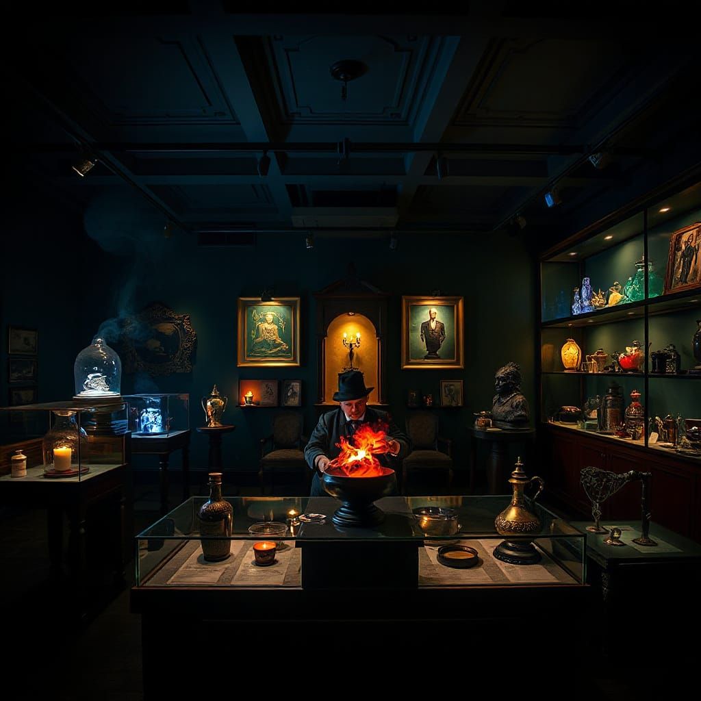 Mysterious Magic Museum in Surrealist & German Expressionist...