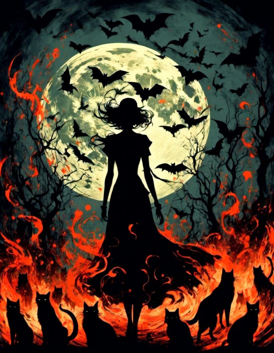 Witches' Dance: Graphic Novel Illustration