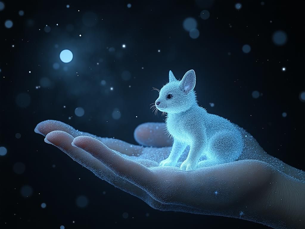 Luminescent Tiny Creatures in Dimensional Stardust