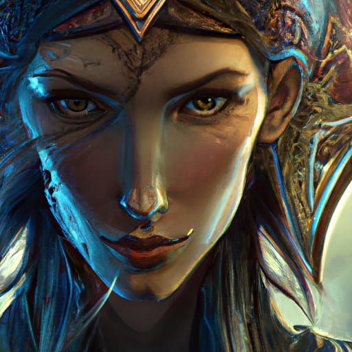 Intricate Portrait of Loab in Hyperdetailed Style