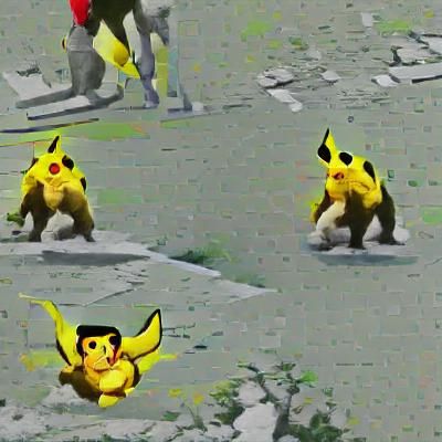 Pikachu Ape Hybrid Creature