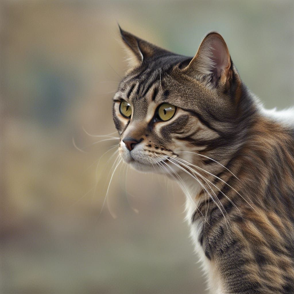 Cat in Olympus: A Whimsical Divine Feline