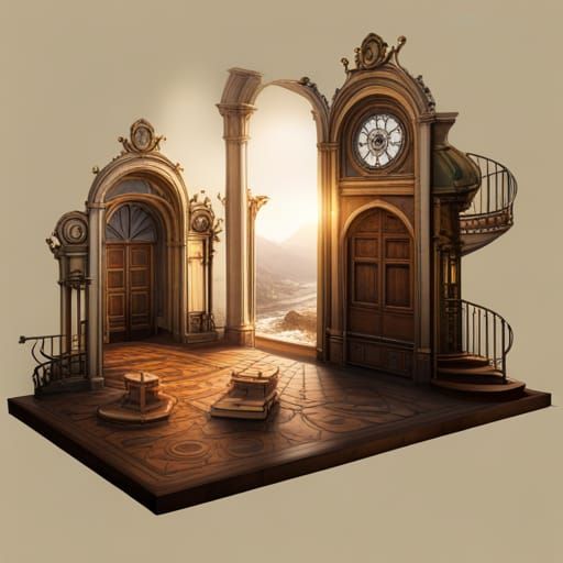 Turn the Page: Detailed 3D Digital Art