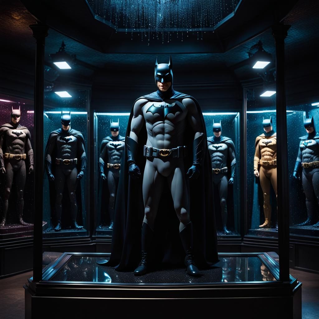 Bruce Wayne in Bat Cave: Photorealistic CGI