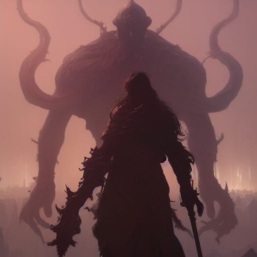 Giants in Dark Fantasy Style