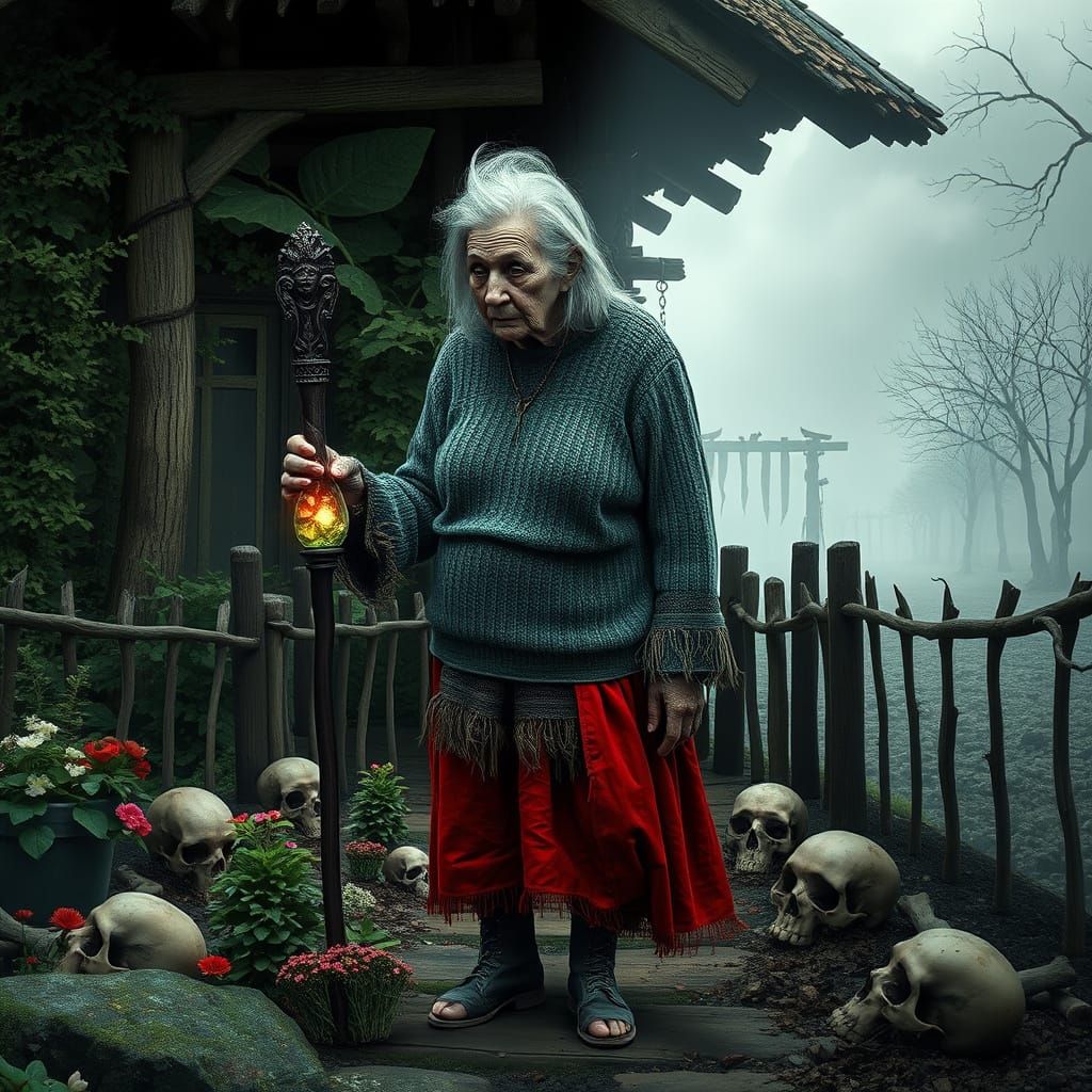 Baba Yaga Guardians the Border Between Worlds