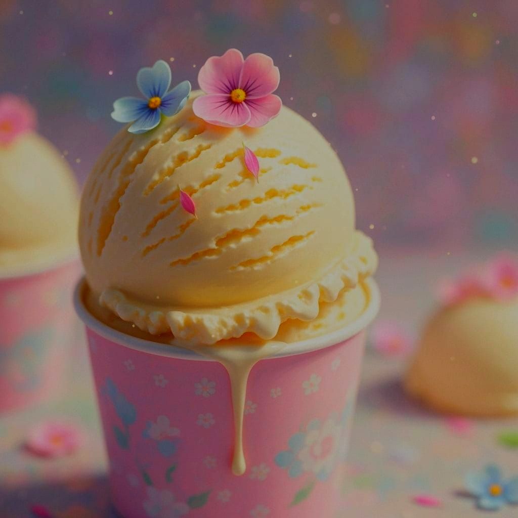 Abstract AI Image of Vanilla