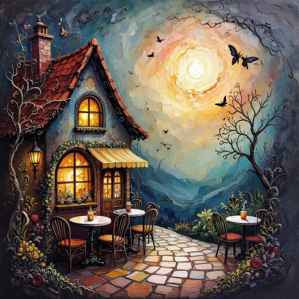 Enchanted little café house