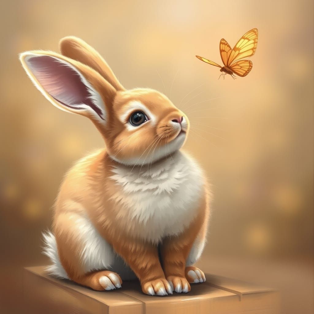 Rabbit and Butterfly