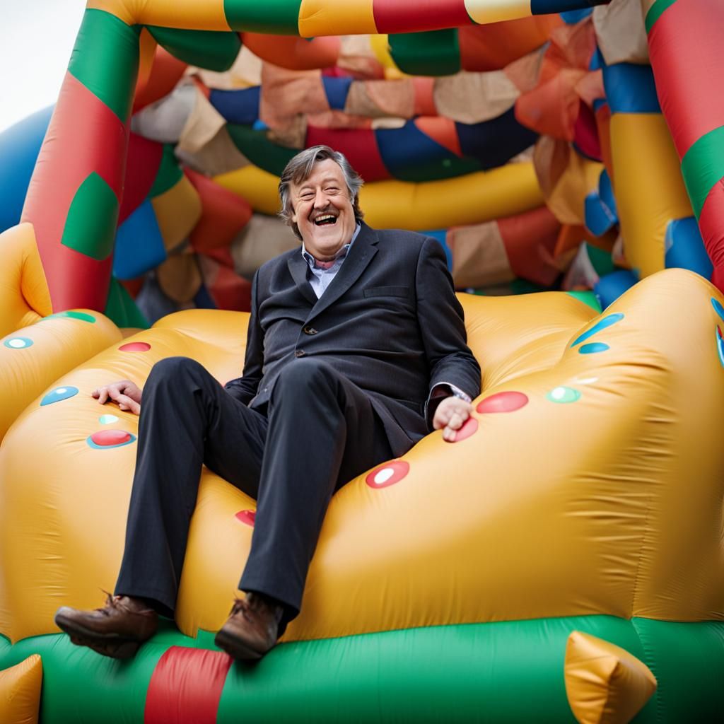 Stephen Fry's Bouncy Castle Laughter
