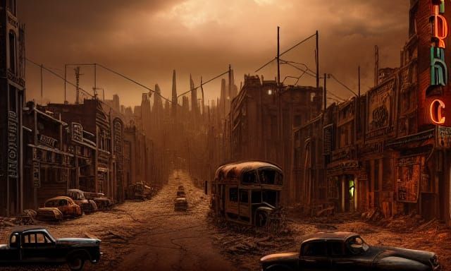 post apocalyptic - Only Ruins of the City