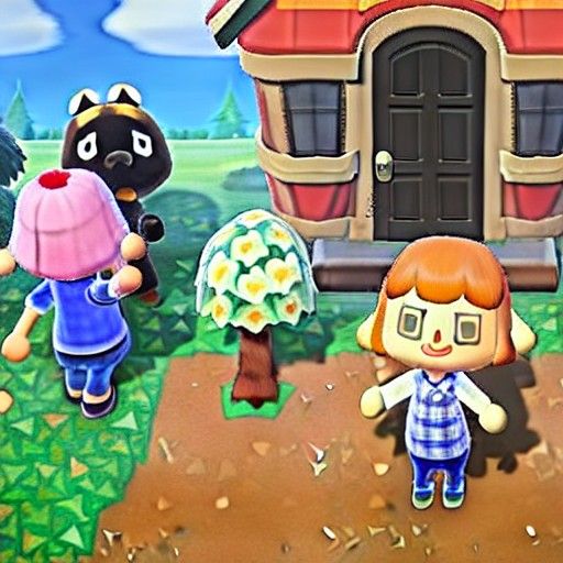 Animal Crossing Inspired Landscape