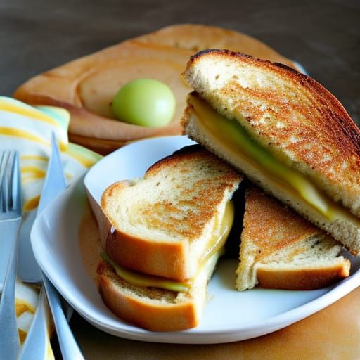 grilled cheese on a unicorn shaped plate