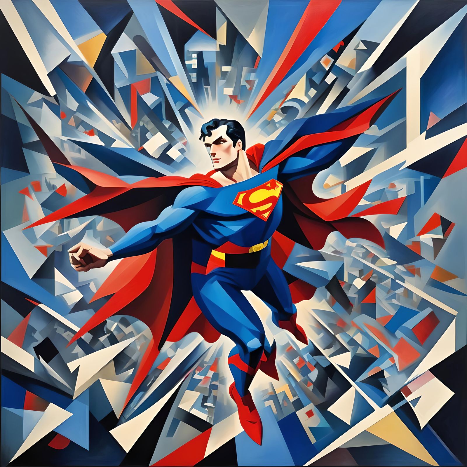 Cubist Superman