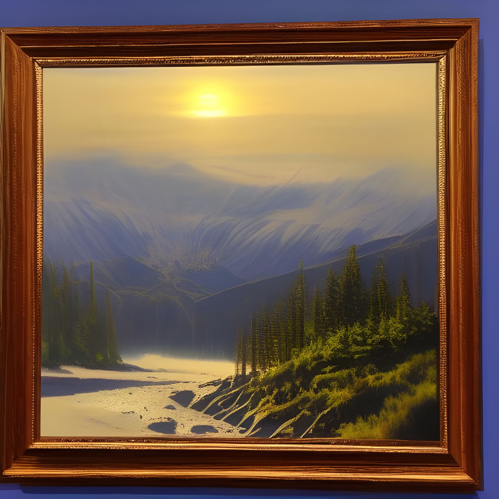 Bright Future Oil Painting by James Gurney