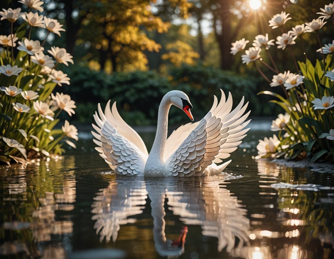 Beautiful swan