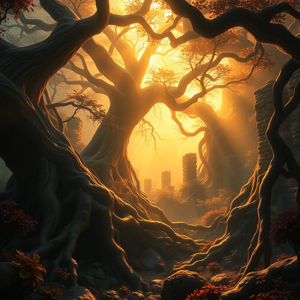 Mystical Dreamlike Landscape in 8k Resolution