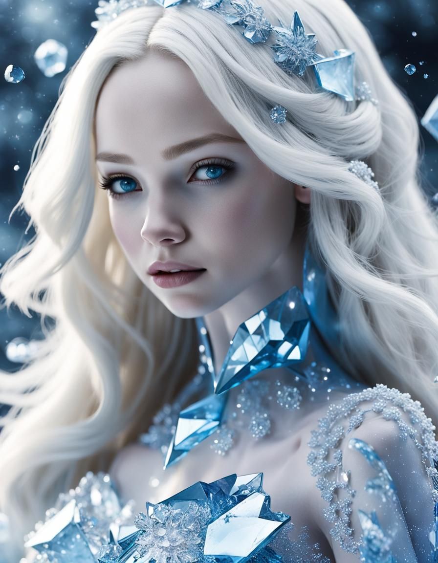 Killer Frost Ice Manipulation in Biomechanical Style