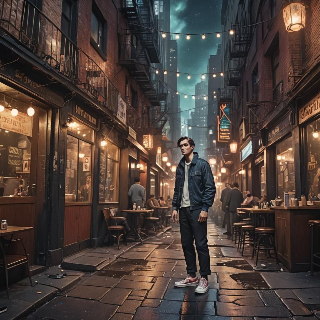 Lost Time Traveler in 1920s New York