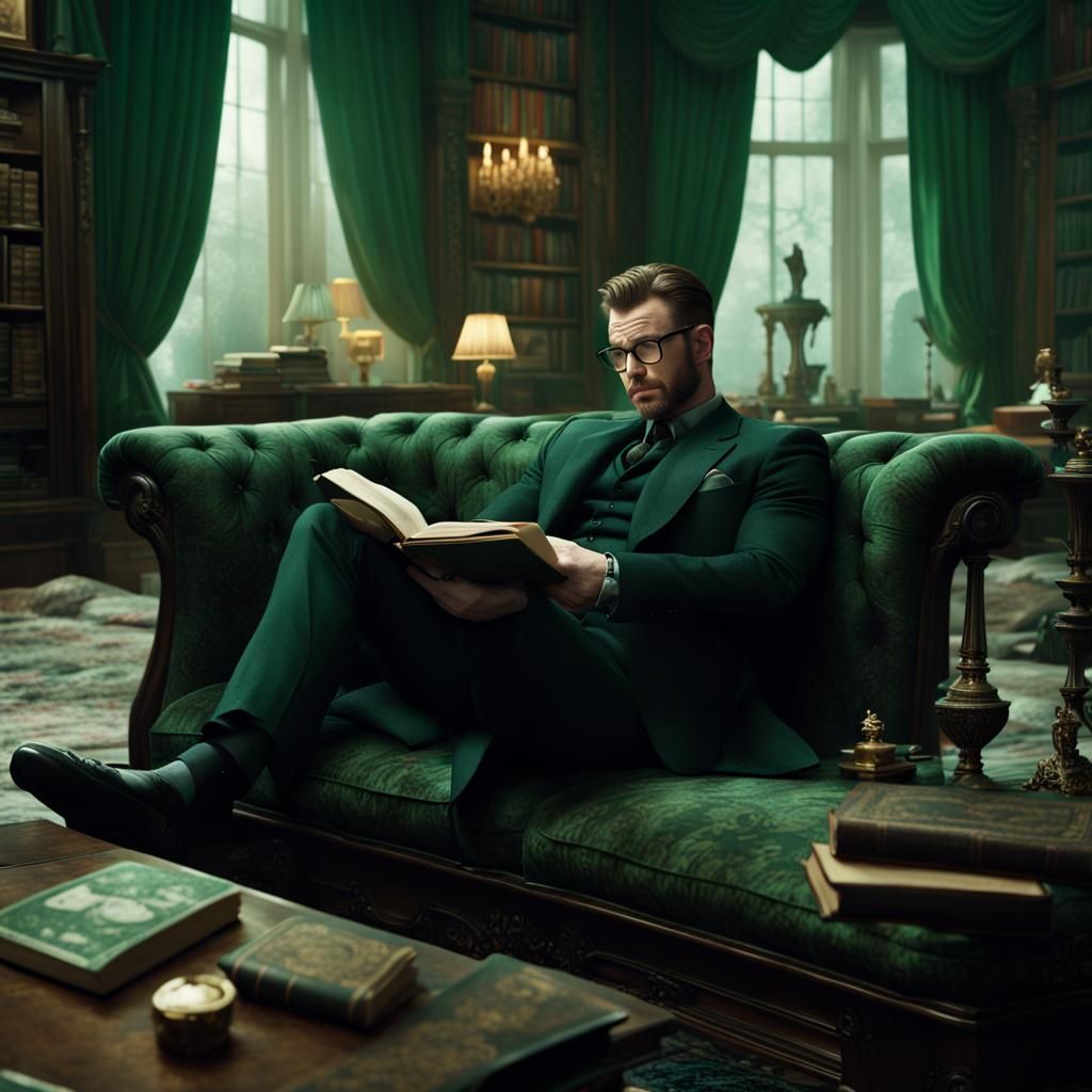 Chris Evans as Slytherin Student: Digital Matte Painting