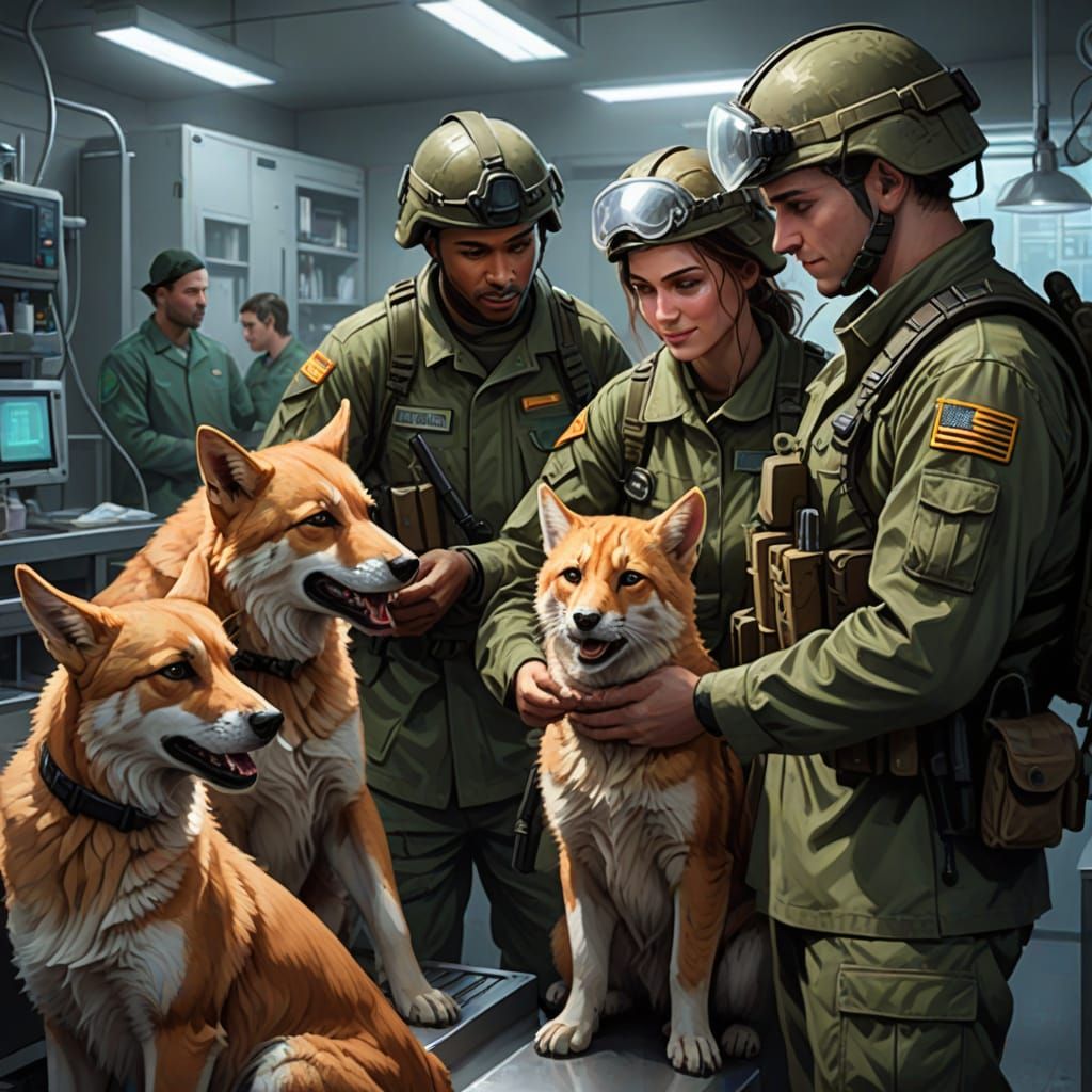 Heroic Soldiers Rescue Injured Animals From Lab