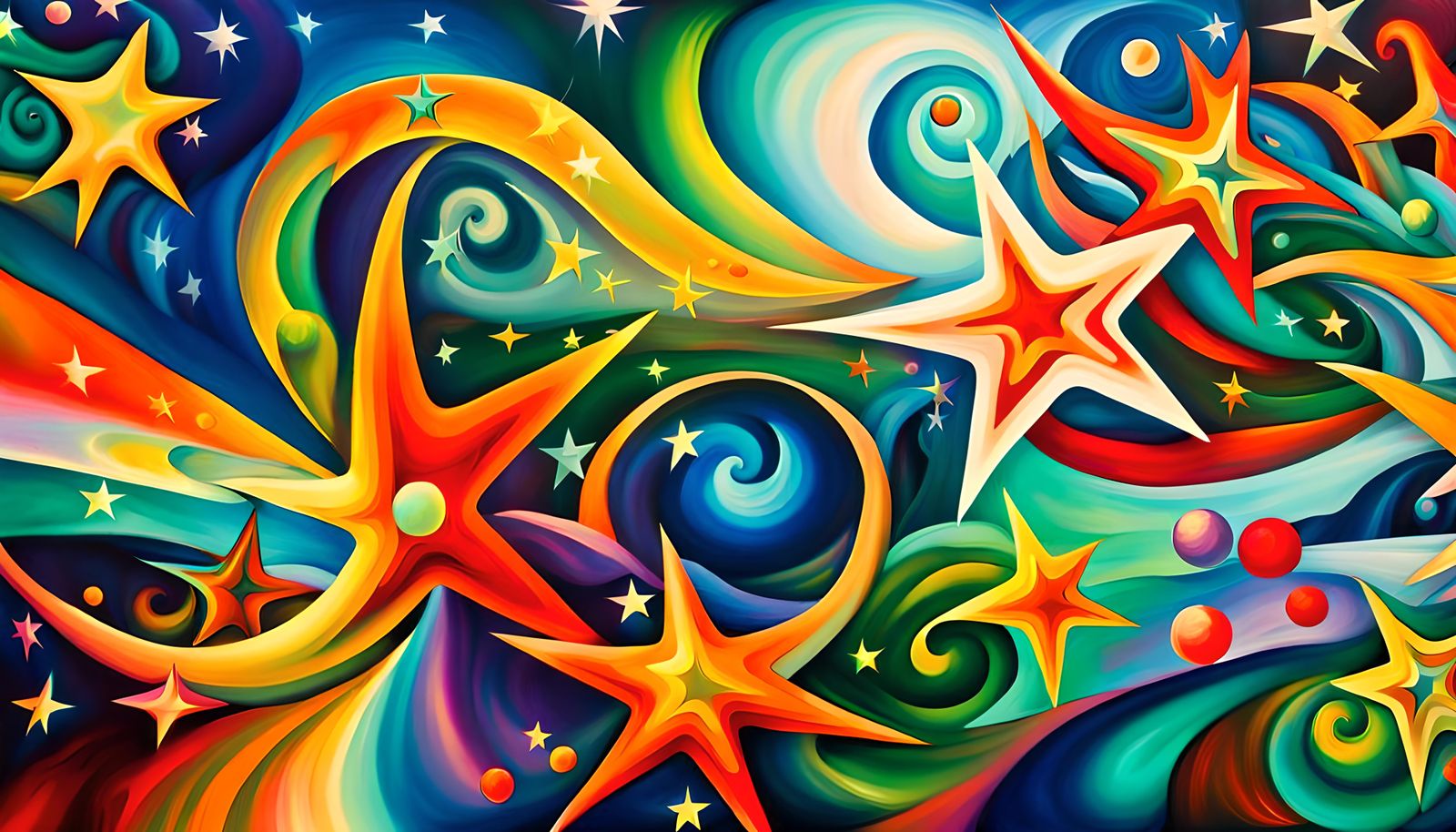 Iridescent Stars in Electromagnetic Plasma Maelstrom