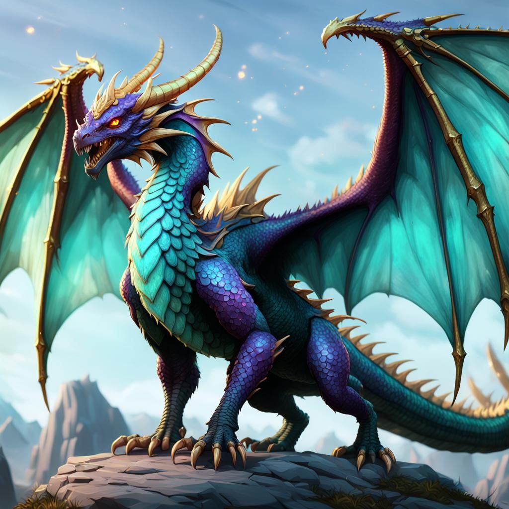 Yay!!!!!! Finally a dragon!!!! (I asked for a Wyvern but I'l...