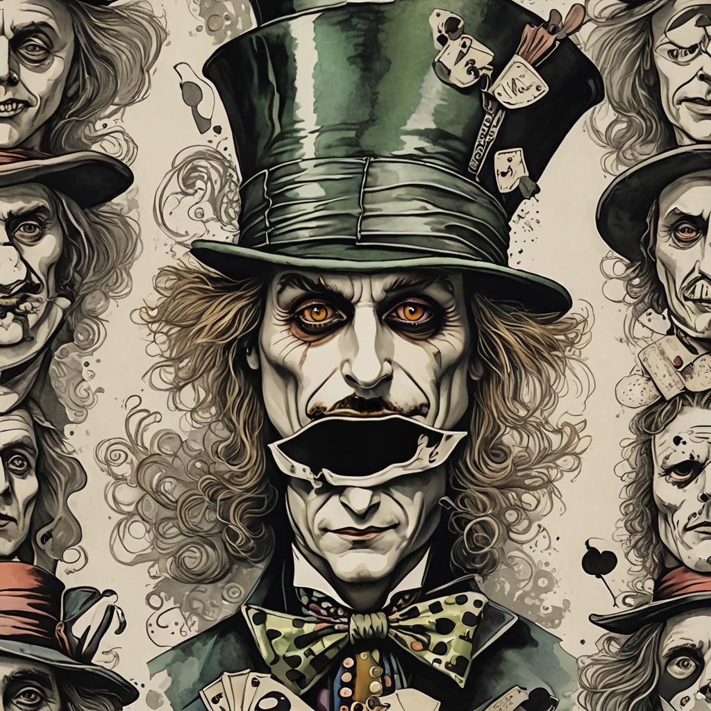 AI Interpretation of a Mad Hatter